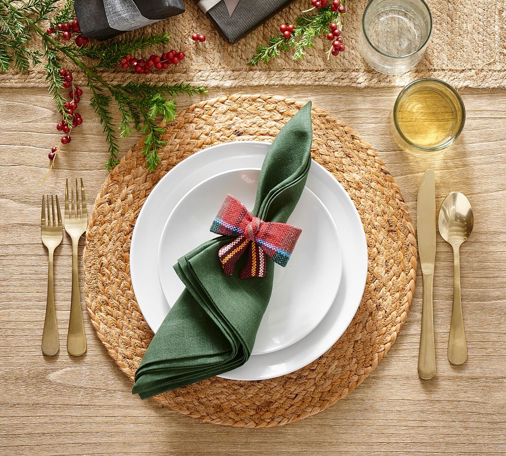 Colton Jute Round Placemats Pottery Barn
