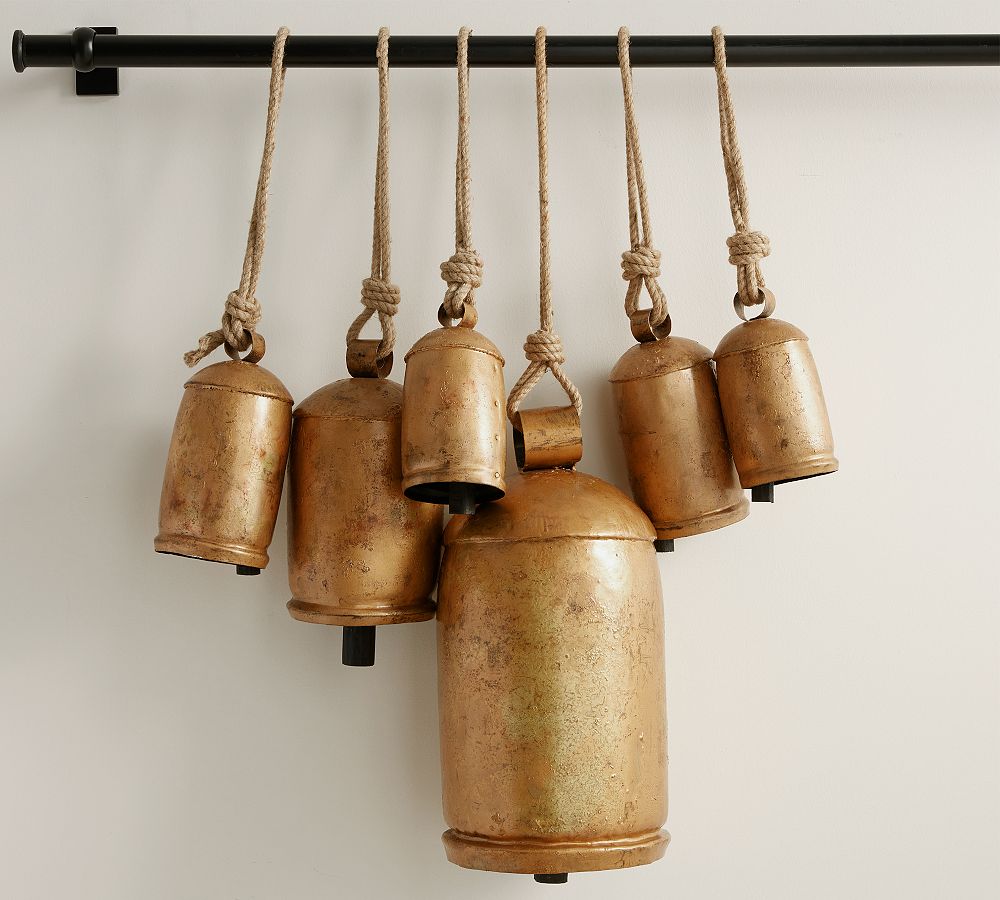 Handcrafted Brass Bells Wall Art