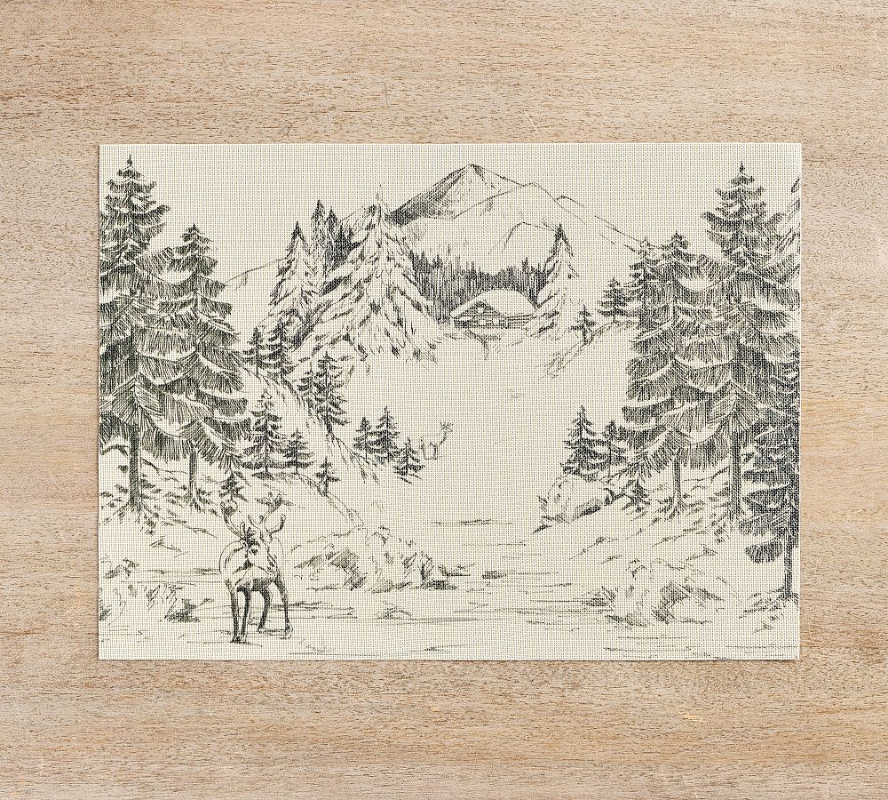 Chilewich Rustic Forest Placemats