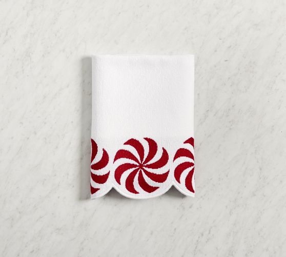 Peppermint Swirl Towel Pottery Barn