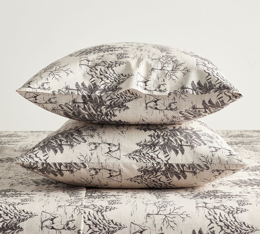 Rustic Forest Percale Pillowcases - Set of 2