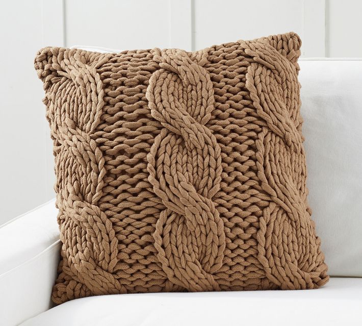 Colossal Handknit Pillow