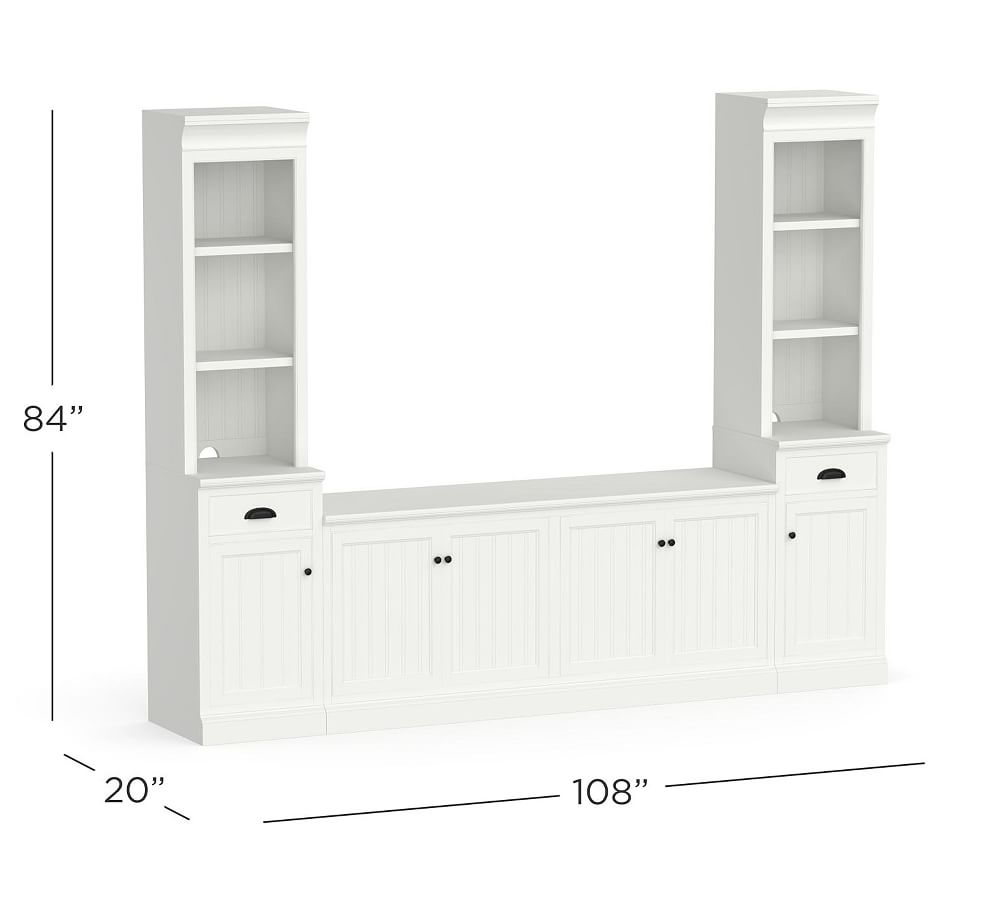 Aubrey 5Piece Entertainment Center Pottery Barn