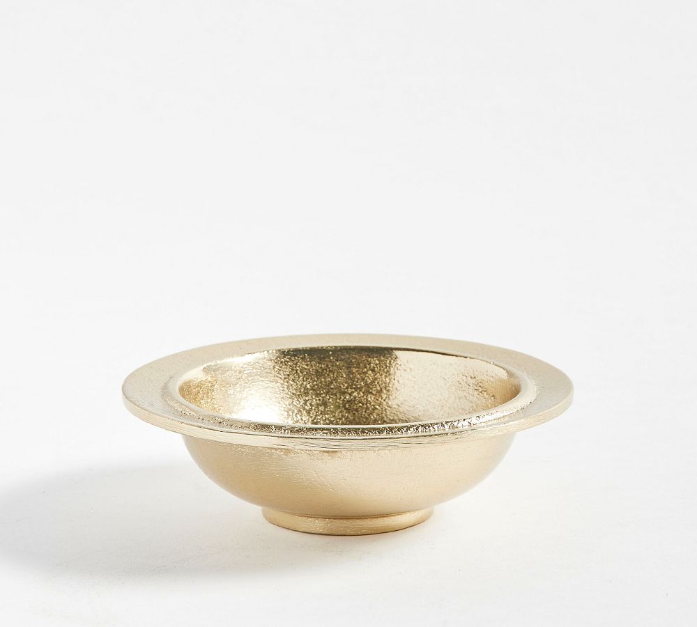 Open Box: Antiqued Metal Decorative Bowl