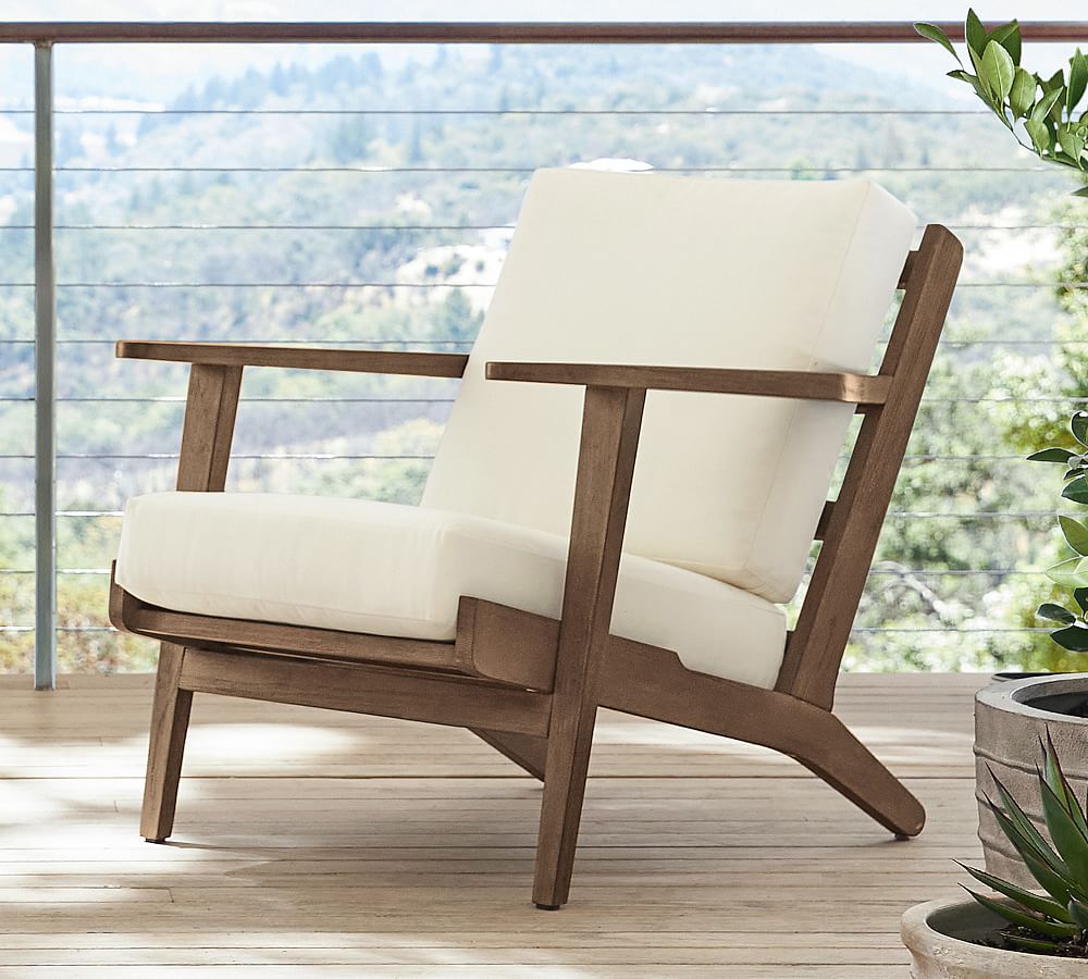 Raylan Teak Outdoor Outdoor Lounge Chair