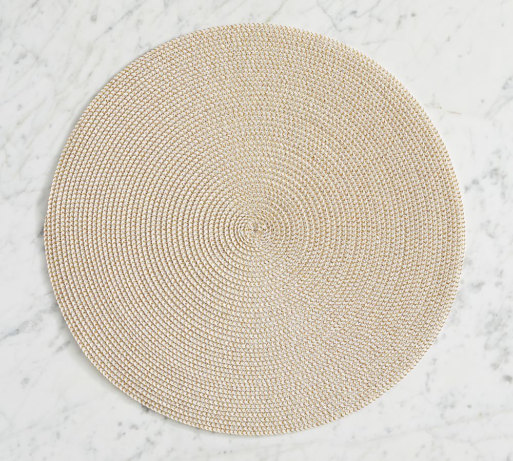 Woven Round Placemats Set of 4 Pottery Barn