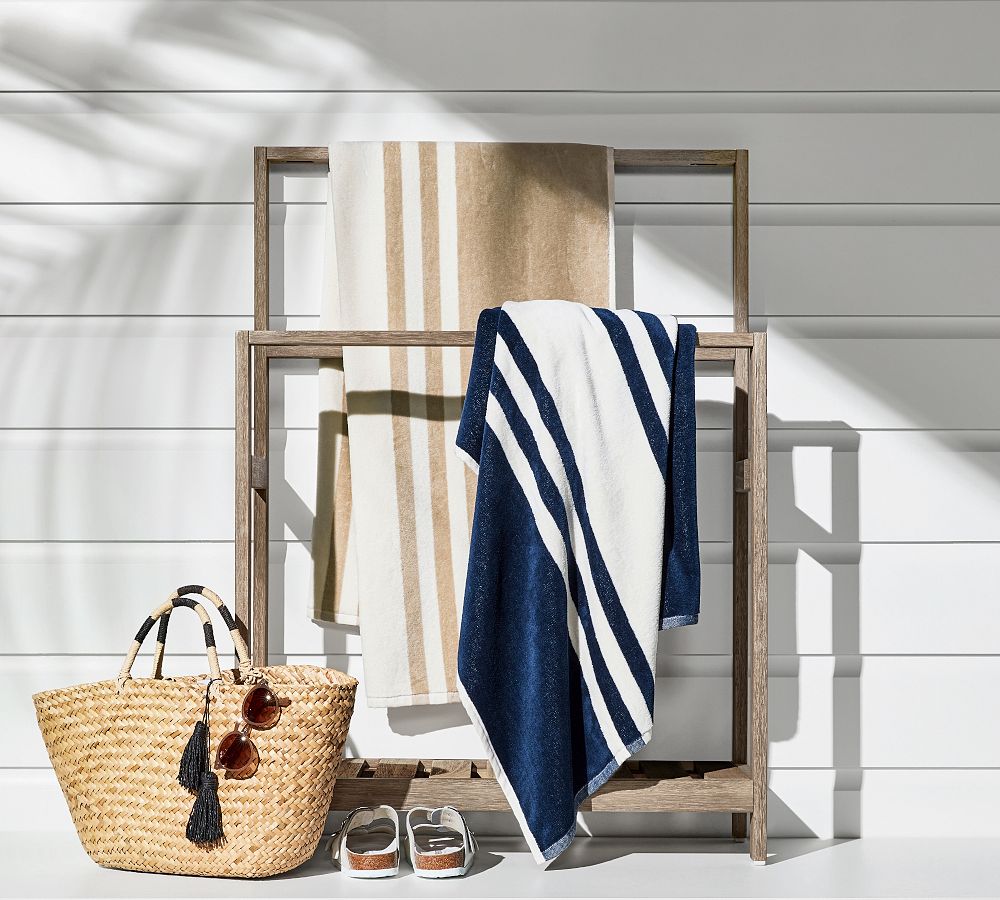 Farmhouse Striped Towel