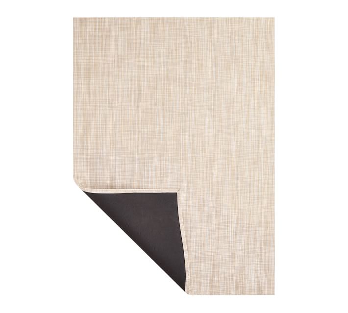 Chilewich Basketweave Oyster 72 Floor Covering Fabric