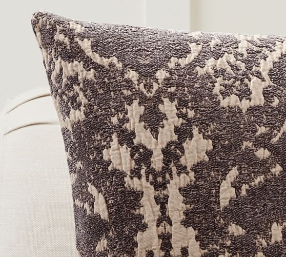 Devin Jacquard Pillow Cover Pottery Barn