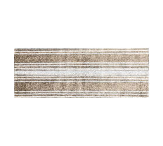 Holden Stripe Washable Floor Mat Pottery Barn