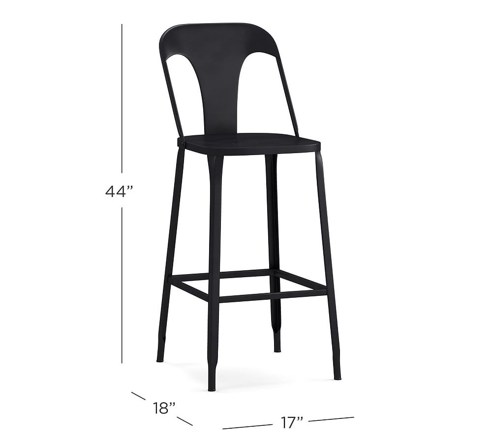 Maxx Metal Bar Stool Pottery Barn