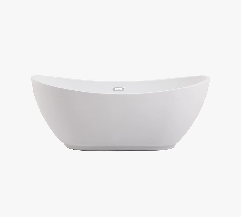 Holas 72 Handcrafted Freestanding Concrete Bathtub