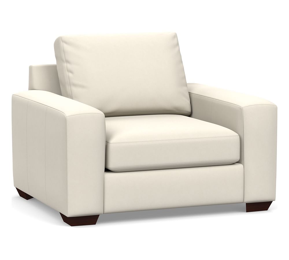 Square best sale arm armchair