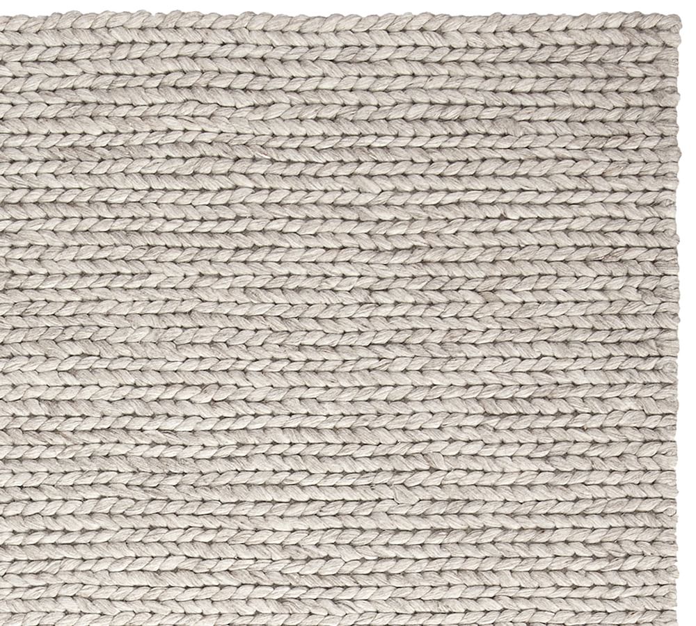 Chunky Knit Sweater Rug Swatch - Free Returns Within 30 Days