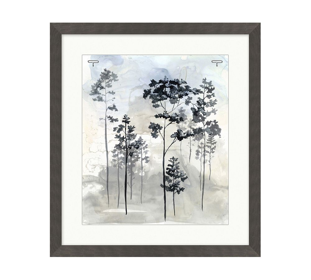 Watercolor Forest Framed Print