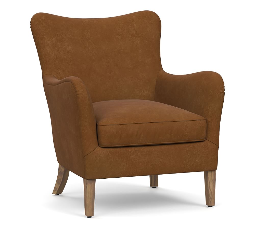 Austermann faux leather discount armchair