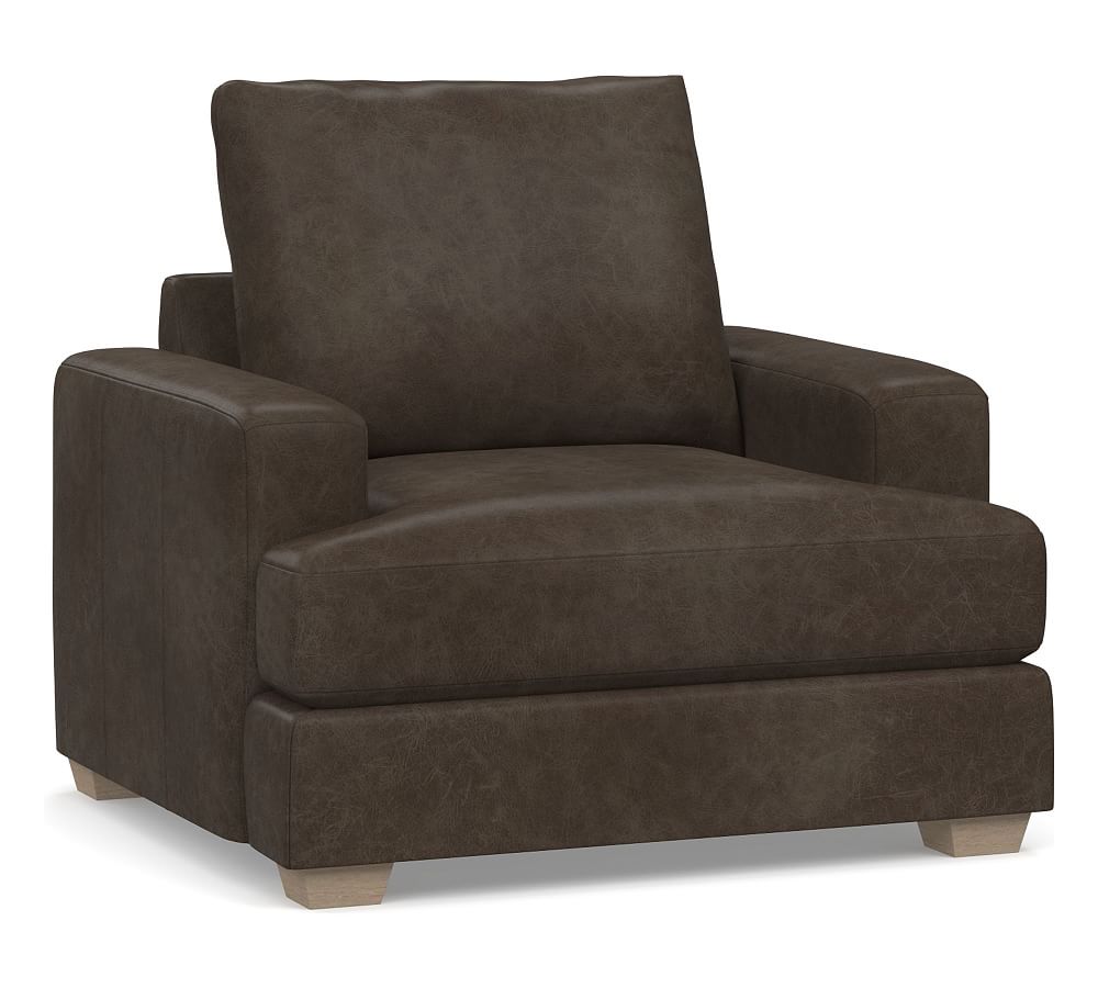 Canyon Square Arm Leather Armchair