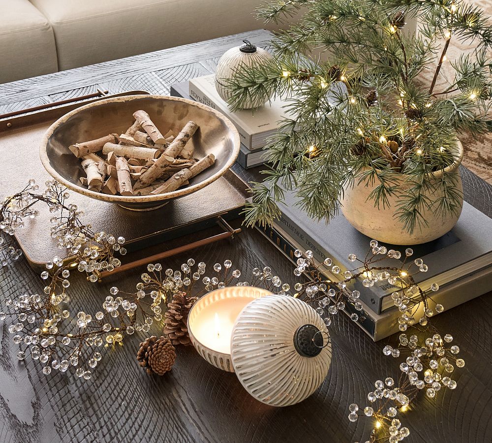 Pinecone And Cranberry Vase Filler