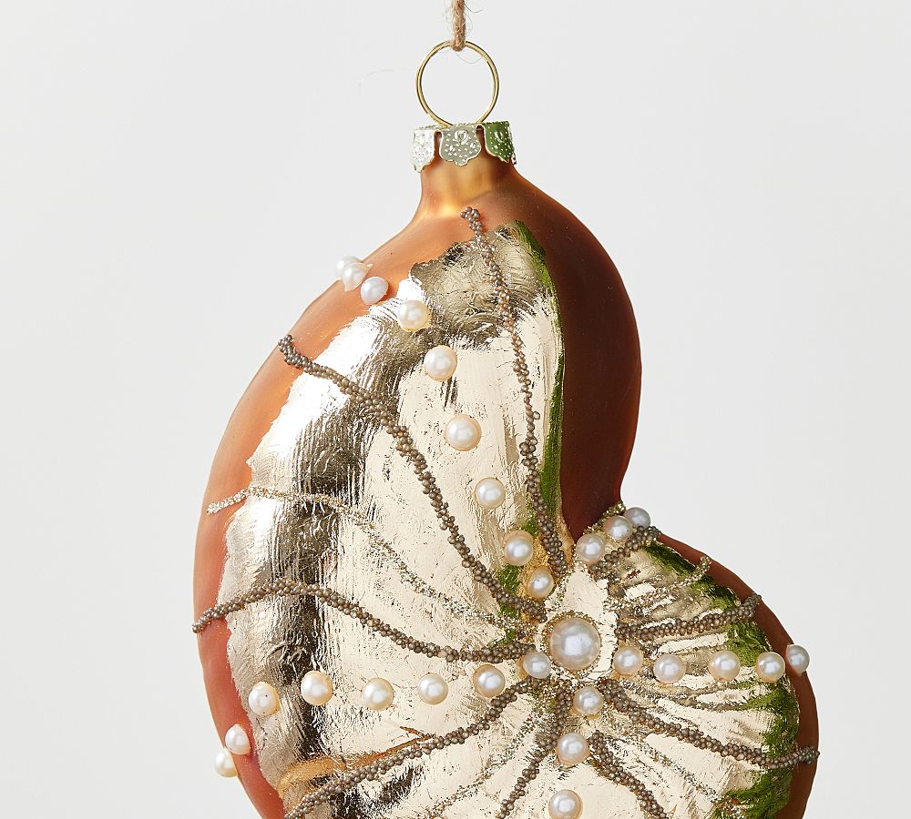 Coastal Shell Ornaments - Set of 3