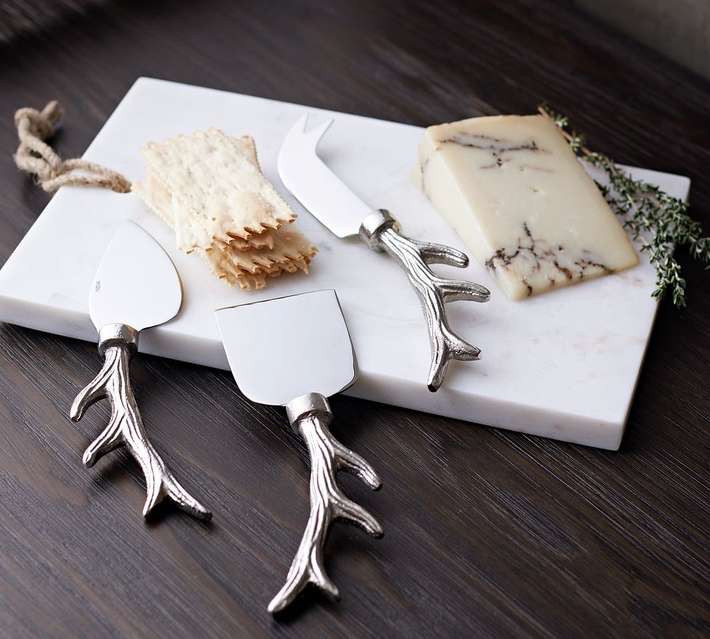 Antler Cheese Knives Set of 3 Pottery Barn