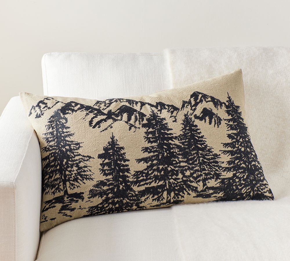 Rustic Forest Lumbar Pillow