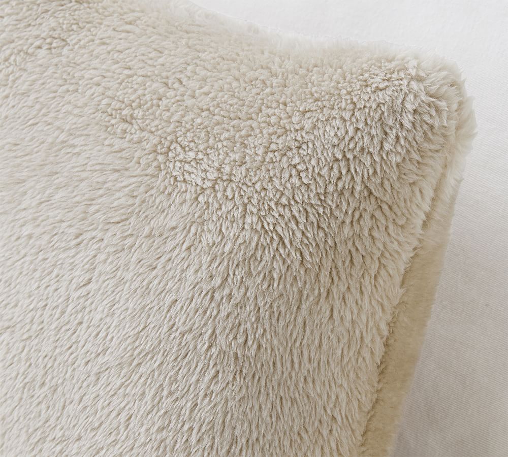 Faux Fur Shearling Pillow Cover Pottery Barn