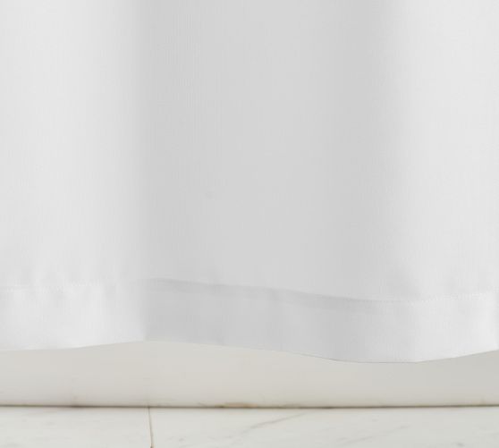 Retreat Fabric Shower Curtain Liner Pottery Barn