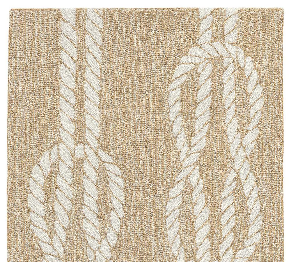 Nautical Rope Rug – Large Bath Mat – Off White 100% Cotton Rope