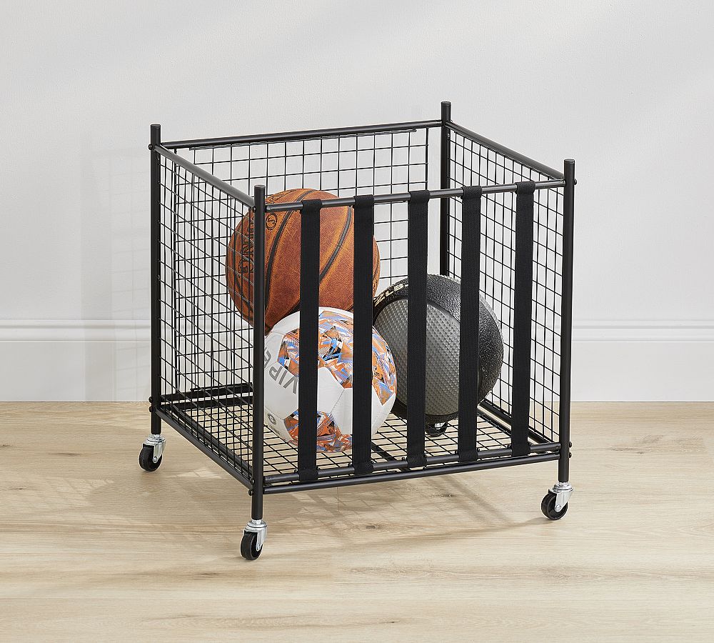 Heavy Duty Rolling Equipment Bin Pottery Barn