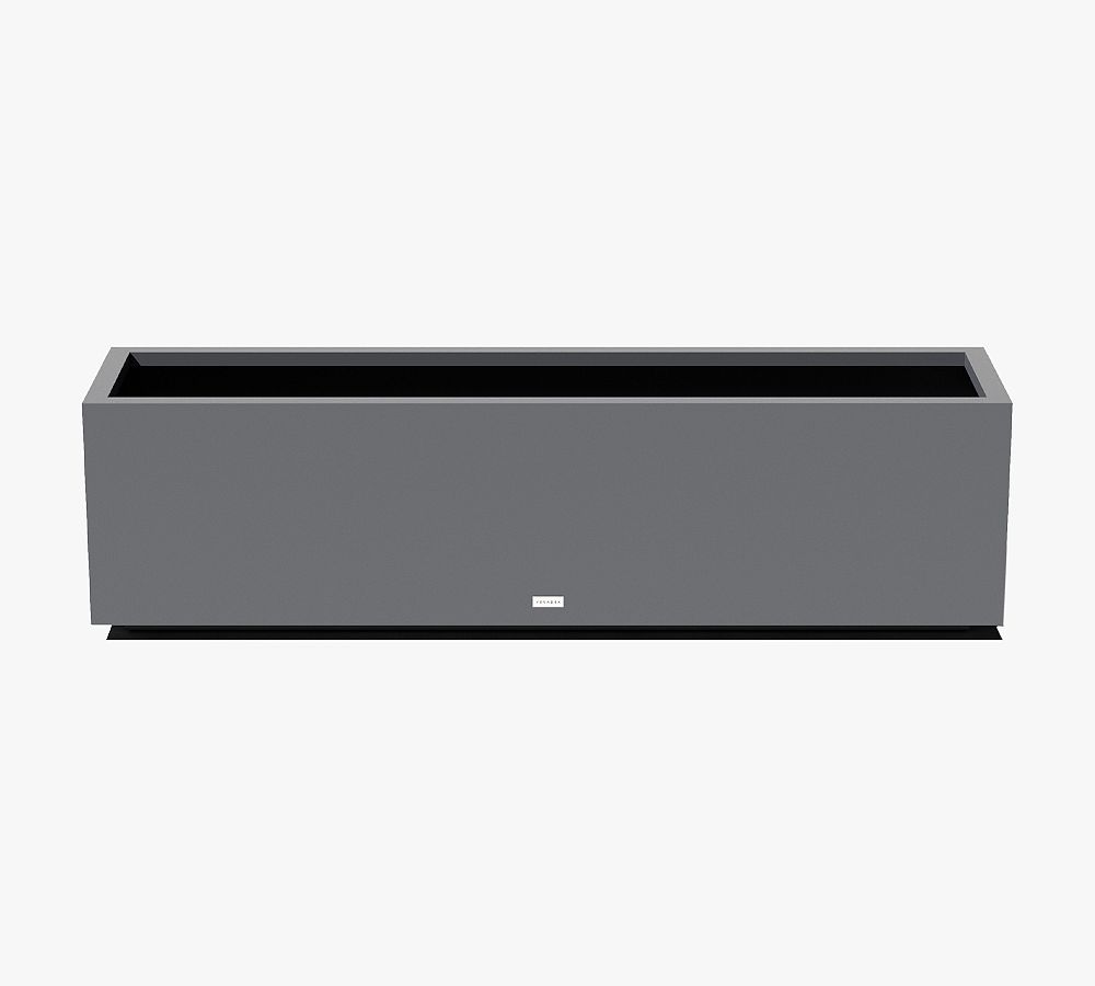 Galvanized Trough Metal Planter Pottery Barn