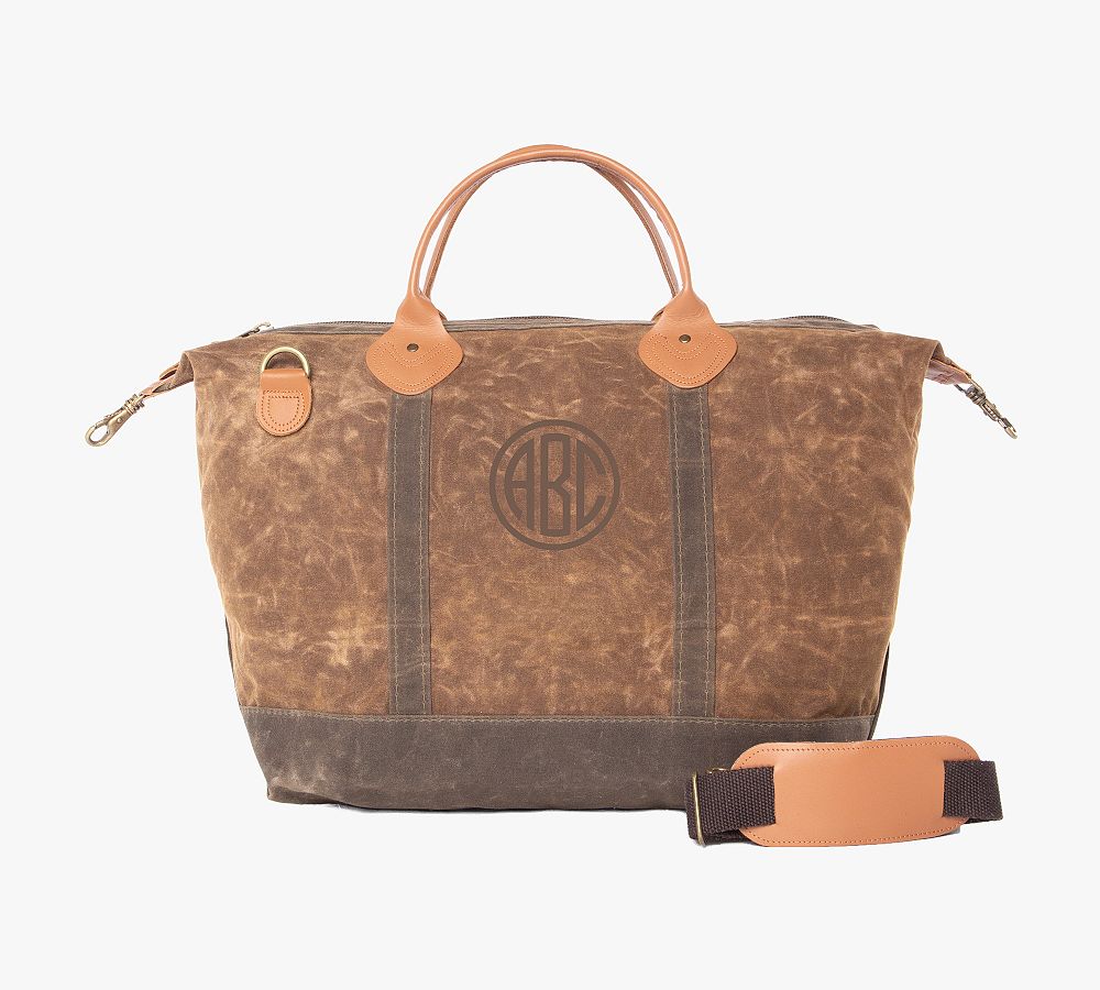 Brixton Waxed Canvas Weekender Bag & Dopp Kit Pottery Barn