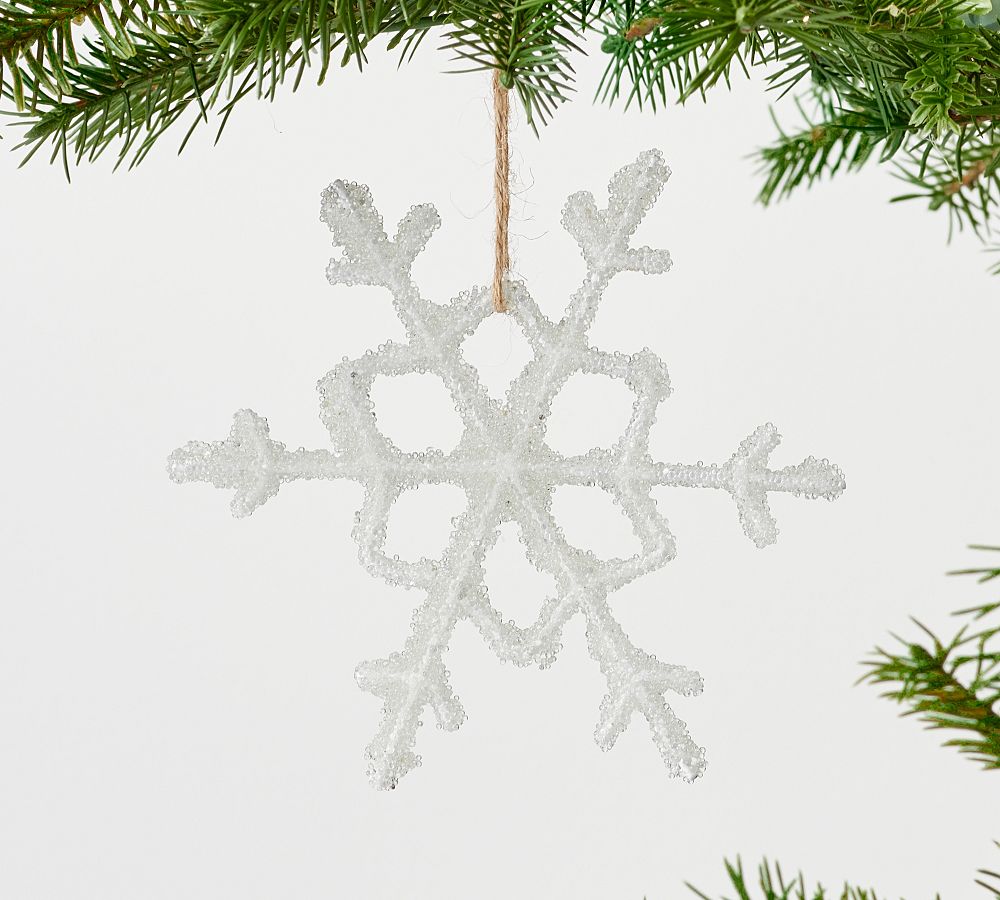 Caviar Snowflake Ornament