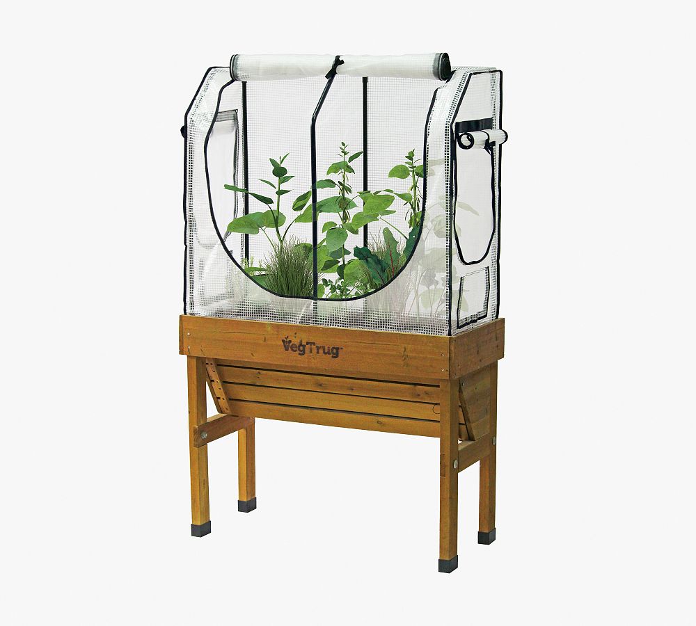 Vegtrug Wall Hugger Greenhouse Frame & Cover Set Pottery Barn