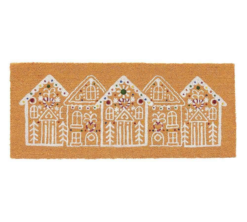 Gingerbread Village Doormat
