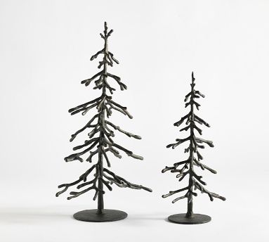 Bronze Sculpted Trees | Pottery Barn