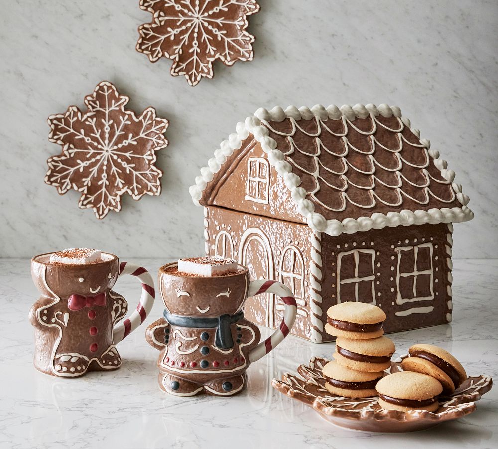 Christmas Cookie Jar, Holiday Cookie Jar, Gingerbread Cookie Jar, Fake  Frosting Candy Cane Jar, Christmas Candy Jar, Holiday Sweets Display 