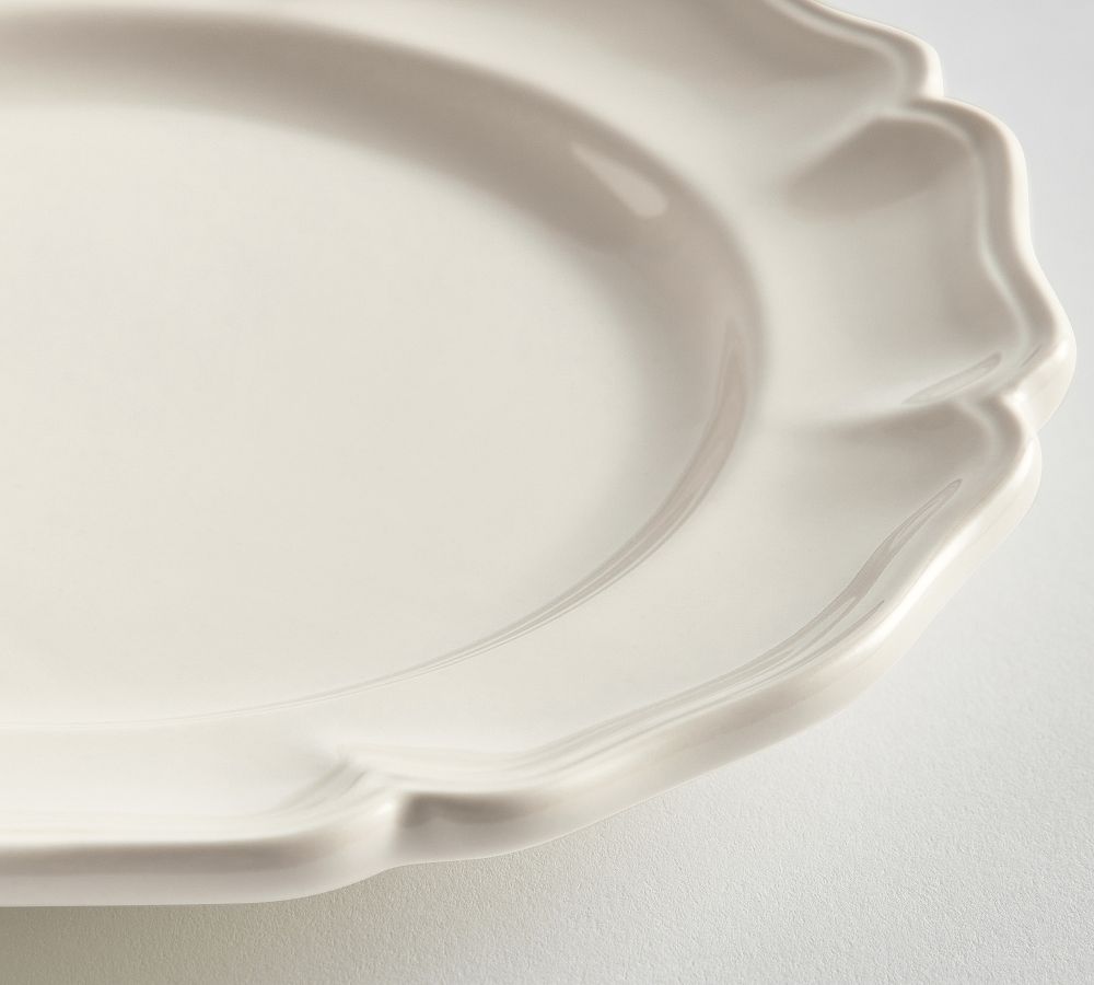 Heirloom Scalloped Bread Plates Pottery Barn