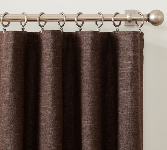 Emery Linen Grommet Light Filtering Curtain