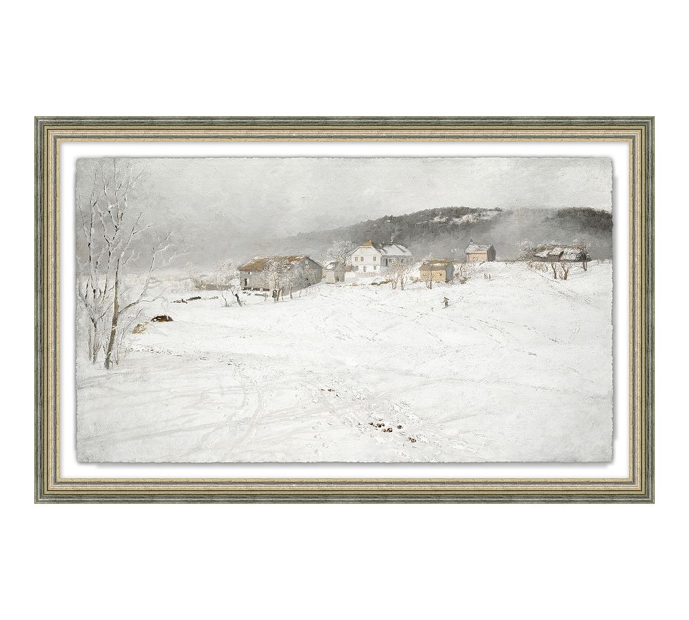 Winter Home Framed Print