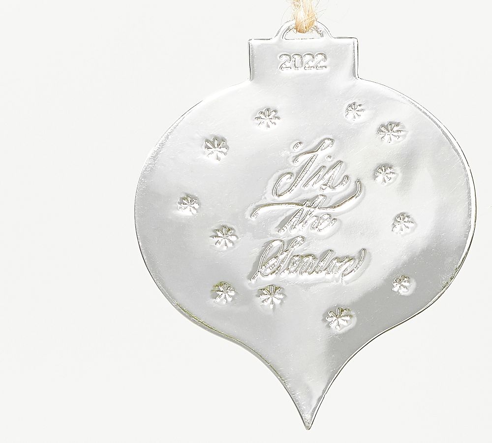 Engravable Silver-Plated #1 Pet Ornament