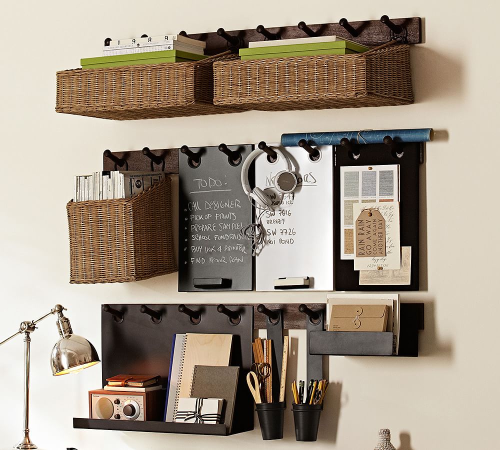 Gabrielle Organizer Hanging Tray Basket | Pottery Barn