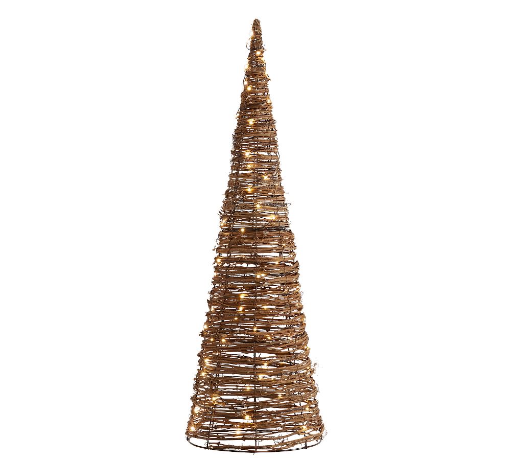 Lit Grapevine Cone Trees | Pottery Barn