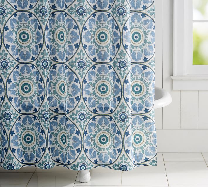 Shower Curtain - PIT code pattern