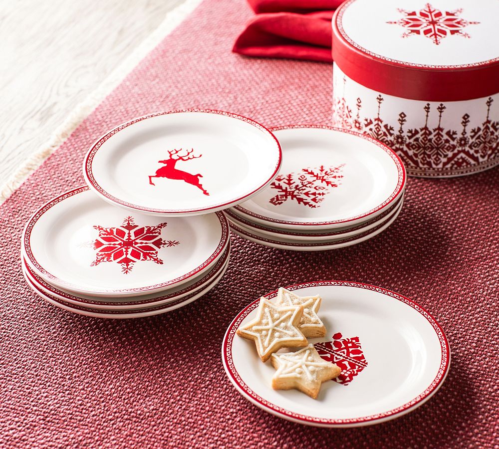 Merry and Bright Small Plates (Set of 8)
