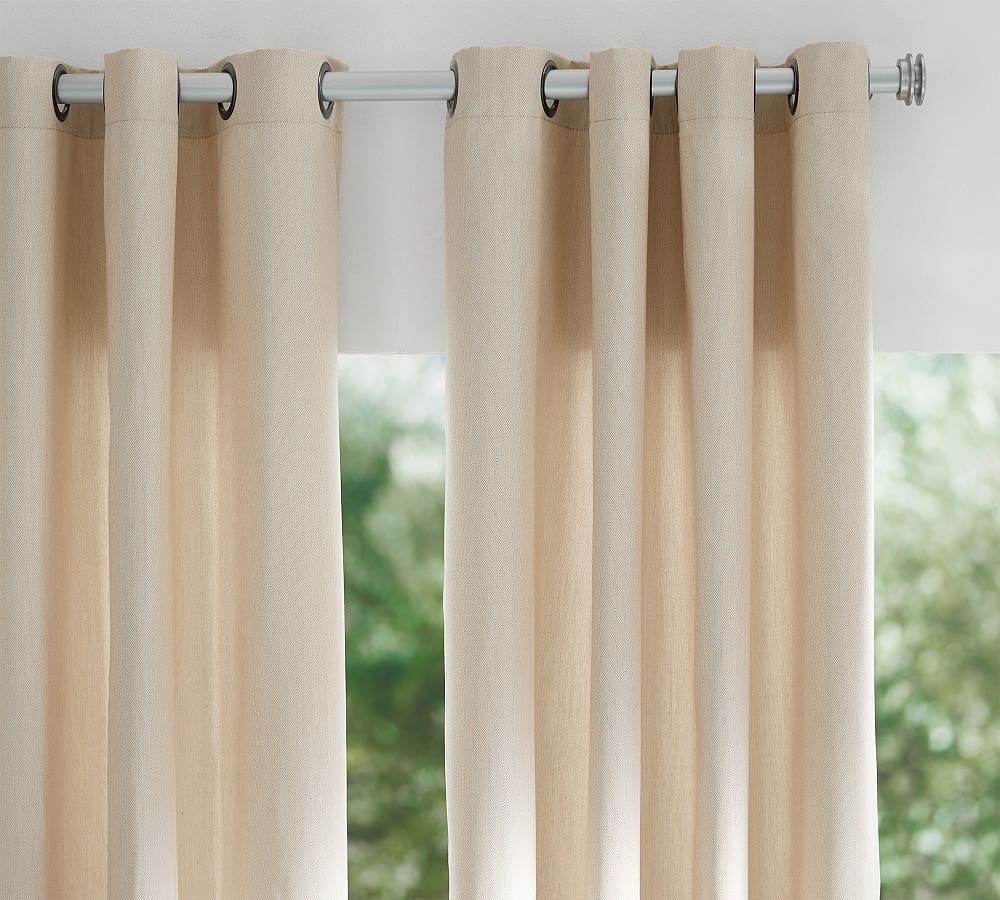 Sunbrella® Solid Outdoor Grommet Curtain