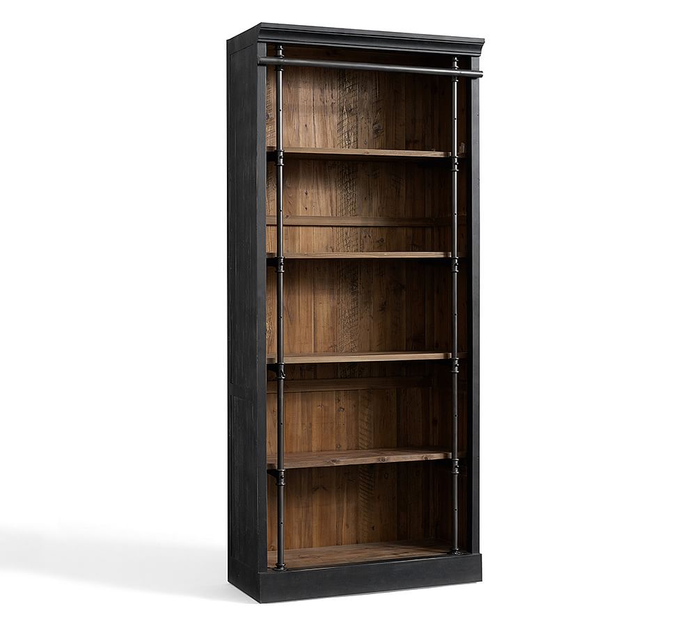 Pottery barn online black bookshelf