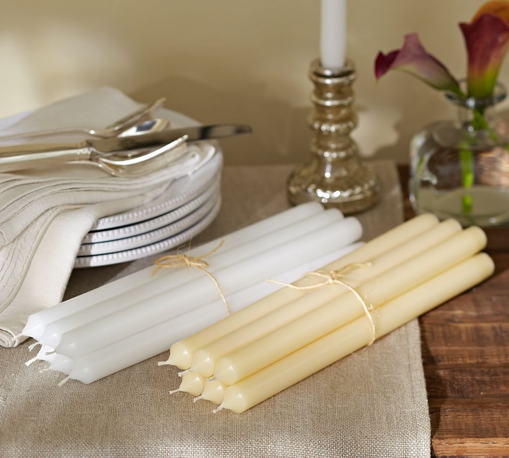 Unscented Taper Candles Set of 6 Pottery Barn