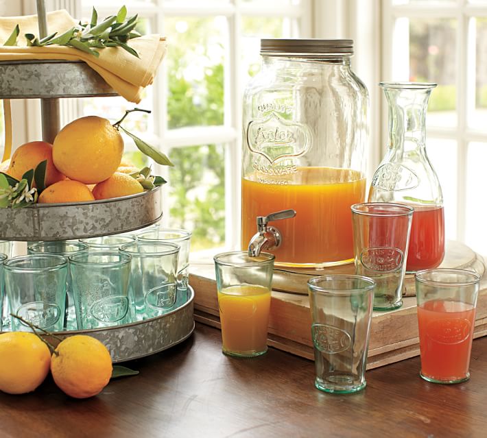 Pottery Barn Acrylic Drink Dispenser ($69), 36 Essentials For the Ultimate  Summer Pool Party