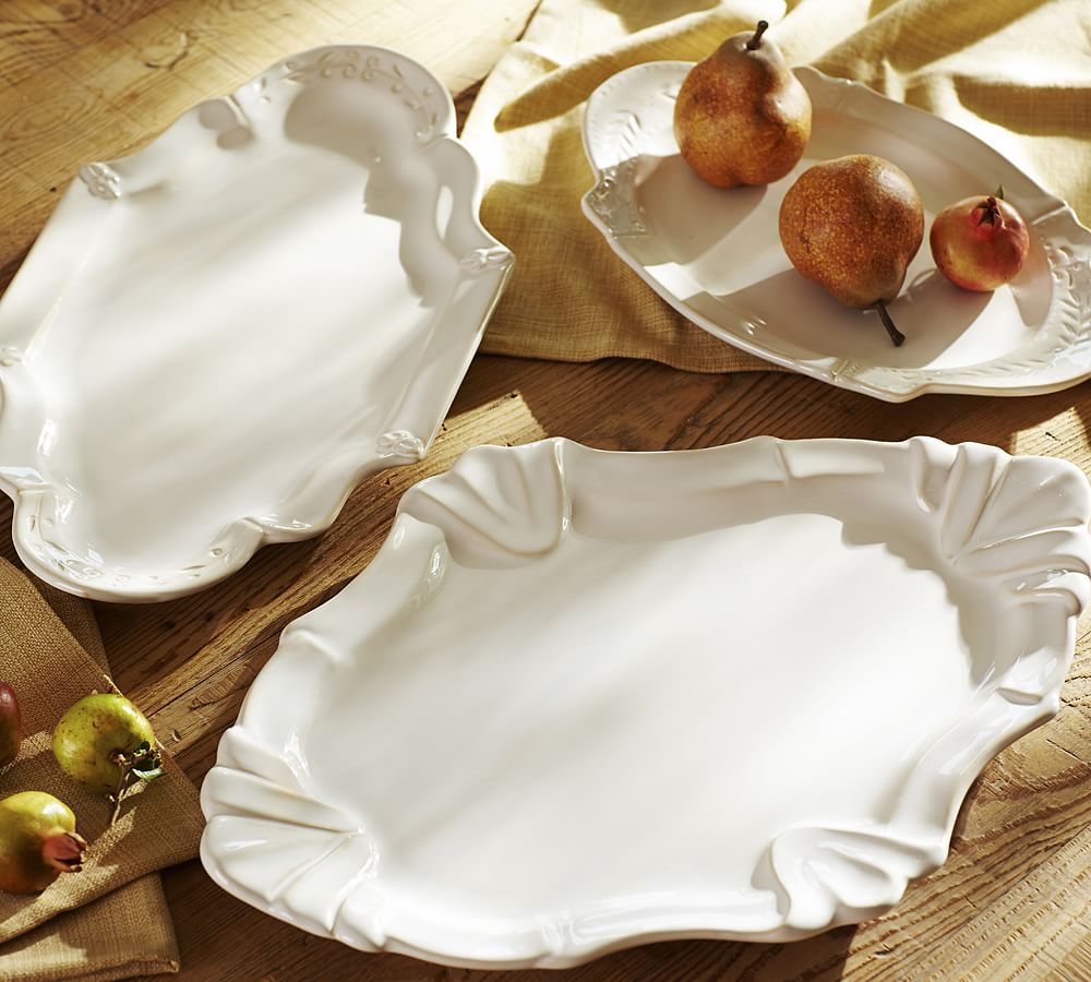 Juliette Serving Platters, Set of 3 Assorted Pottery Barn