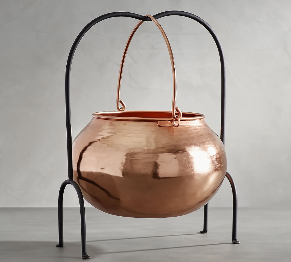 LARGE COPPER CANDY POT — Lots of Furniture